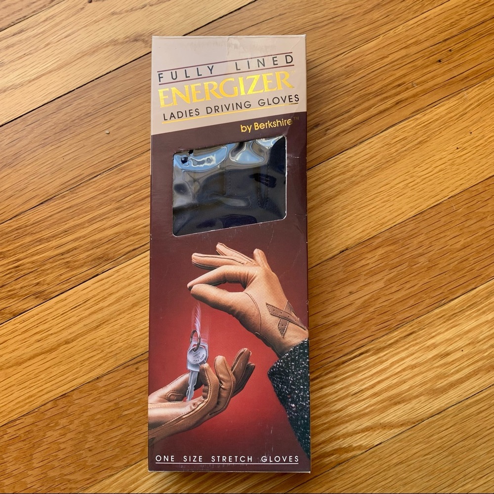 Women's One Size Vintage Driving Gloves Navy New